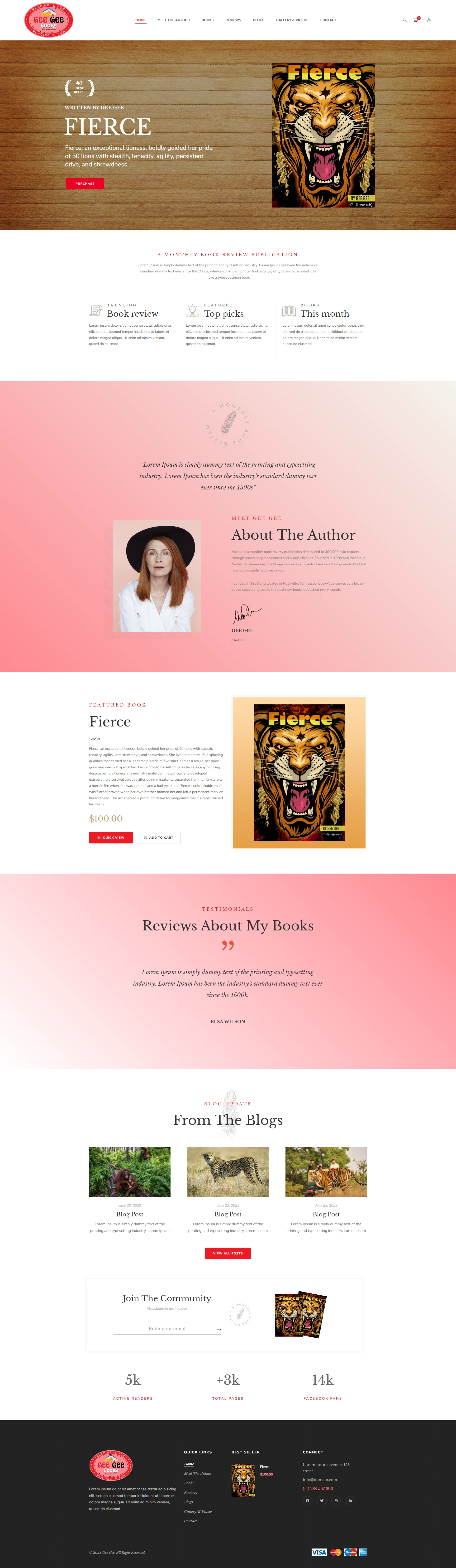 GEE GEE website design