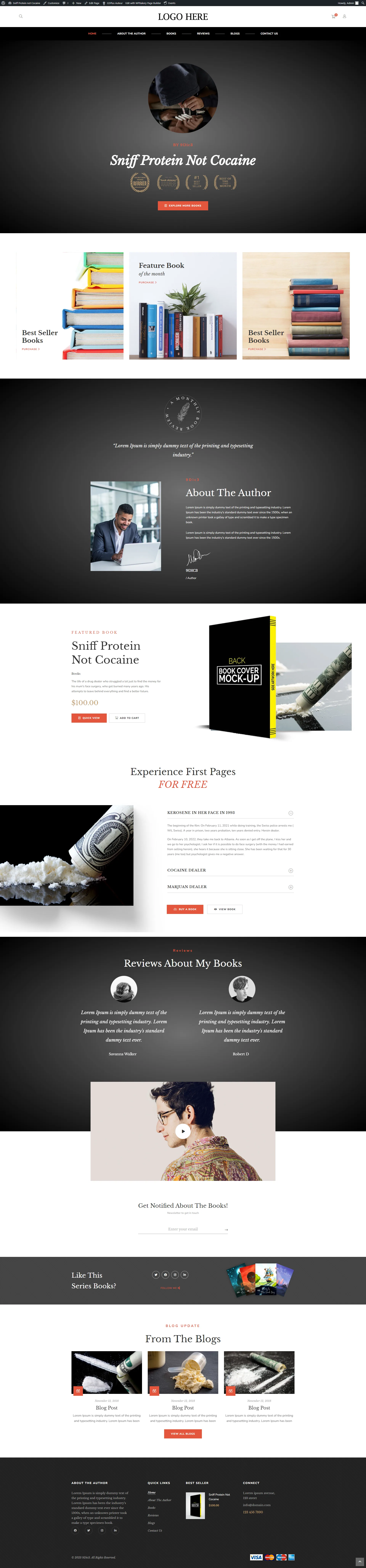 9Dic3 website design