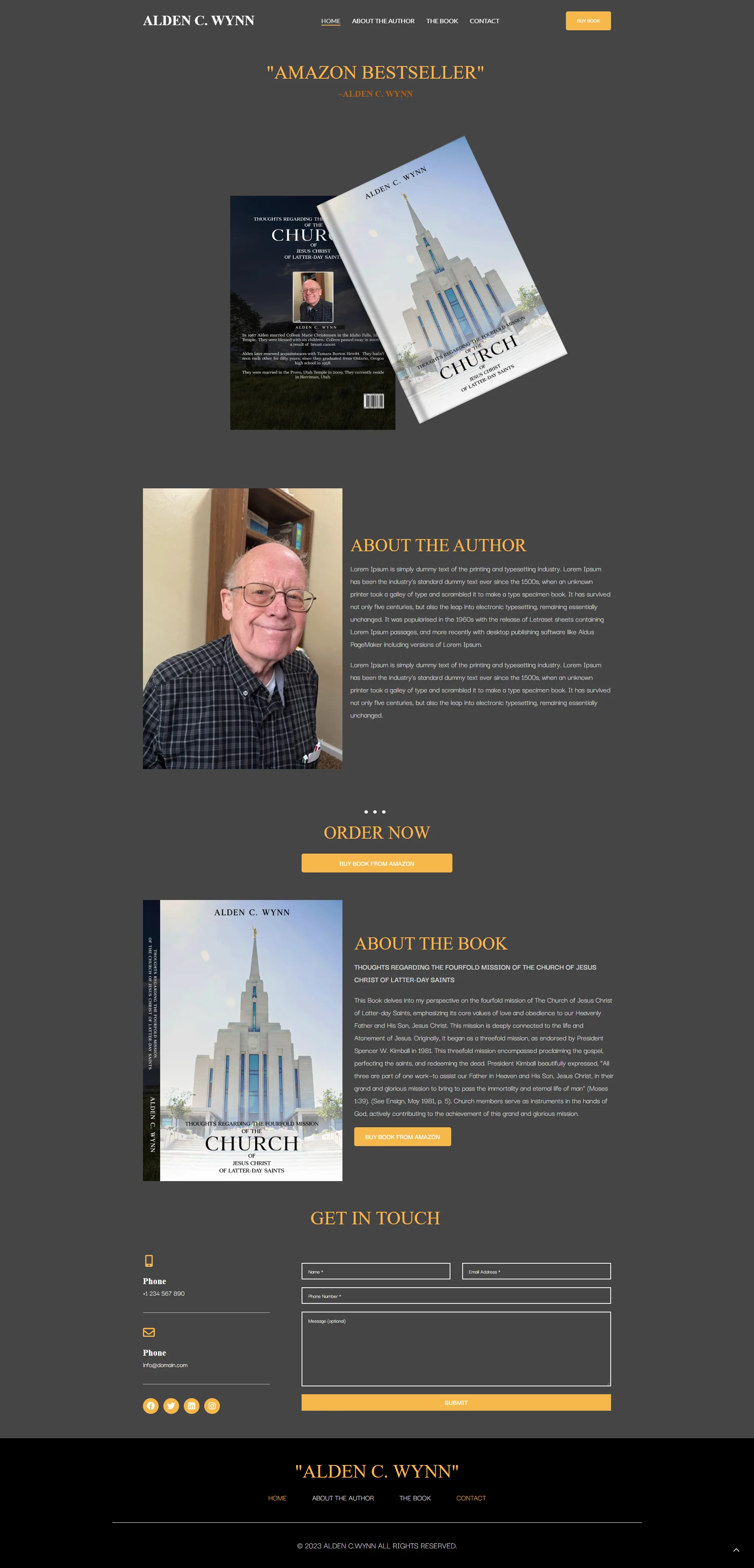 Alden website design