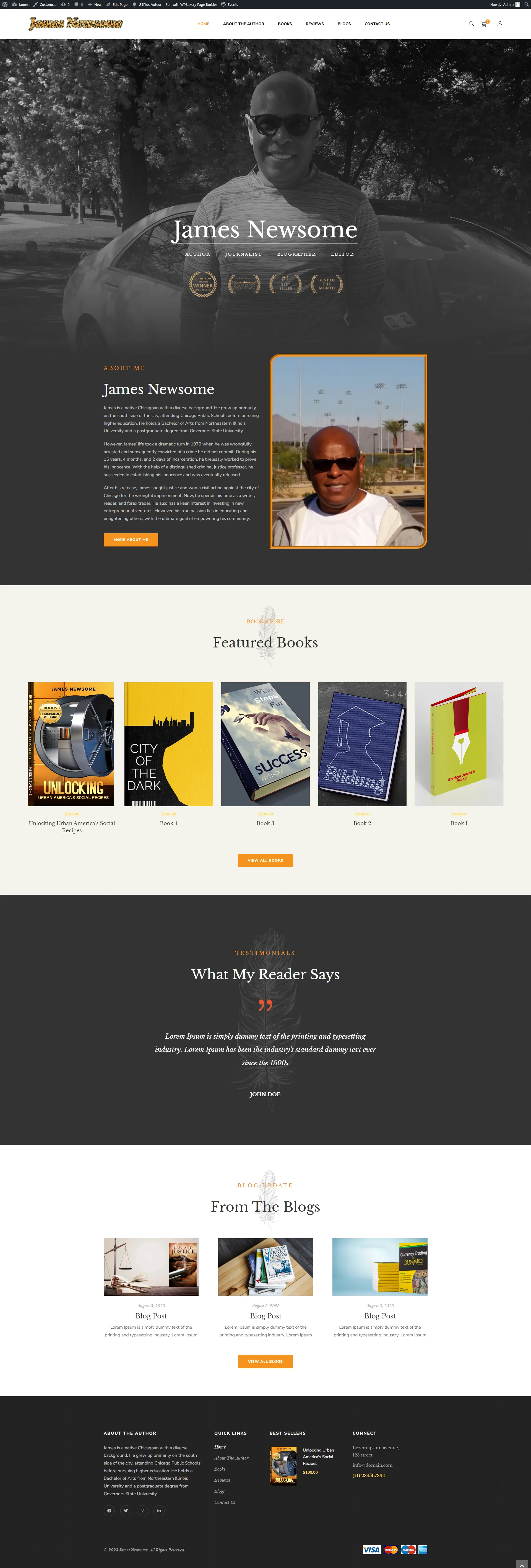 James website design